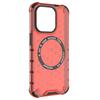 For iPhone 15 Pro Magnetic Case Honeycomb Texture TPU+PC Anti-Drop Phone Cover