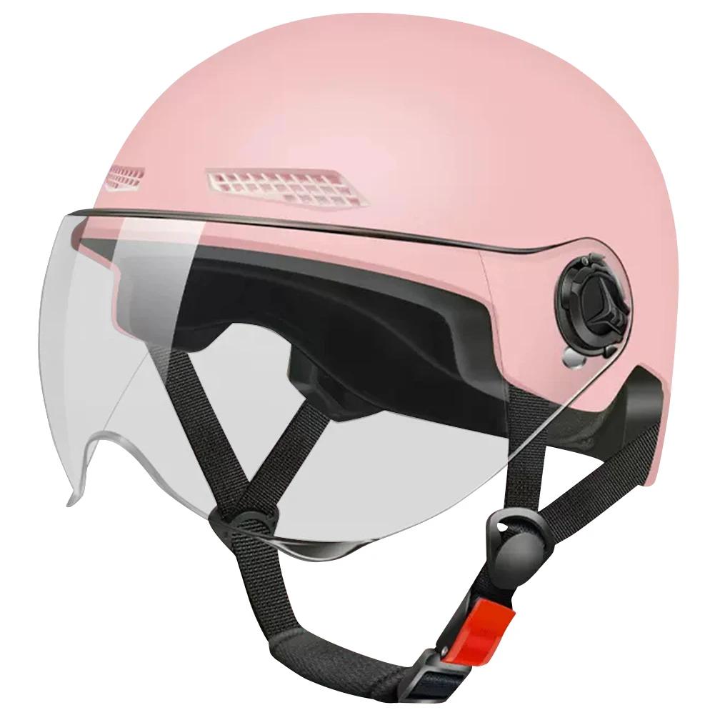 Electric Bike Helmet Lightweight Bicycle Helmet Adjustable Riding Safety Helmet Breathable Cycling Accessories for Summer