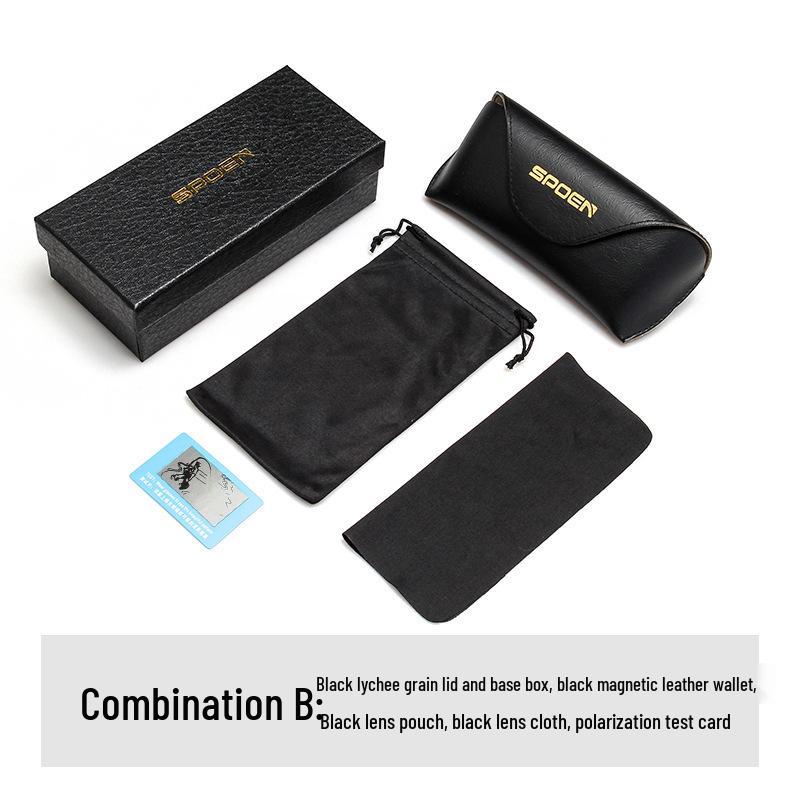 Aluminum-Magnesium Polarized Photochromic Fashion Sunglasses for Men & Women - UV Protection for Driving & Outdoor Activities