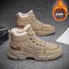 Snow boots new winter fur integrated fleece warm high-top cotton shoes