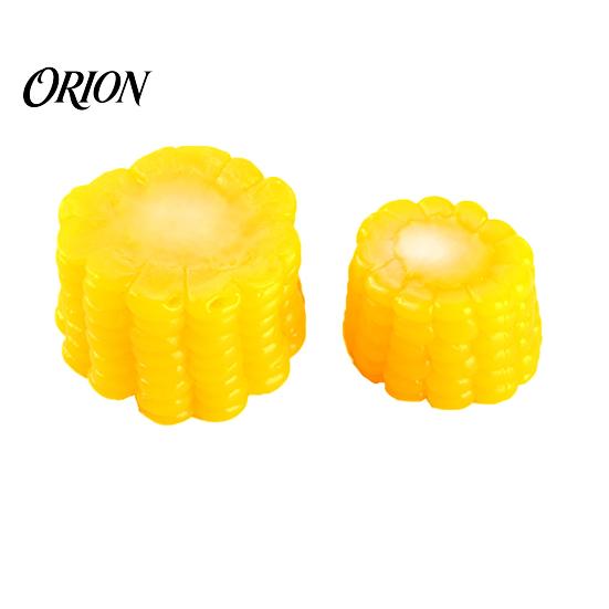 Simulated Vegetable Ornaments 6Pcs Artificial Corn Slices Set, Realistic Fake Props, Decor Creative for Farmhouse Kitchen Home Decoration Decorative