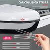 4x Autocolante Bare de Protecție Laterale Transparente Anti-Coliziune pentru Marginea Ușilor Auto pentru Mini Cooper S R50 R52 R53 R55 R56