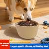 Silicone Pet Slow Feeder Bowl Anti-Choking Non-slip Easy Clean Slow Down Eating Food Bowl for Small Medium Large Breed Dogs Cats