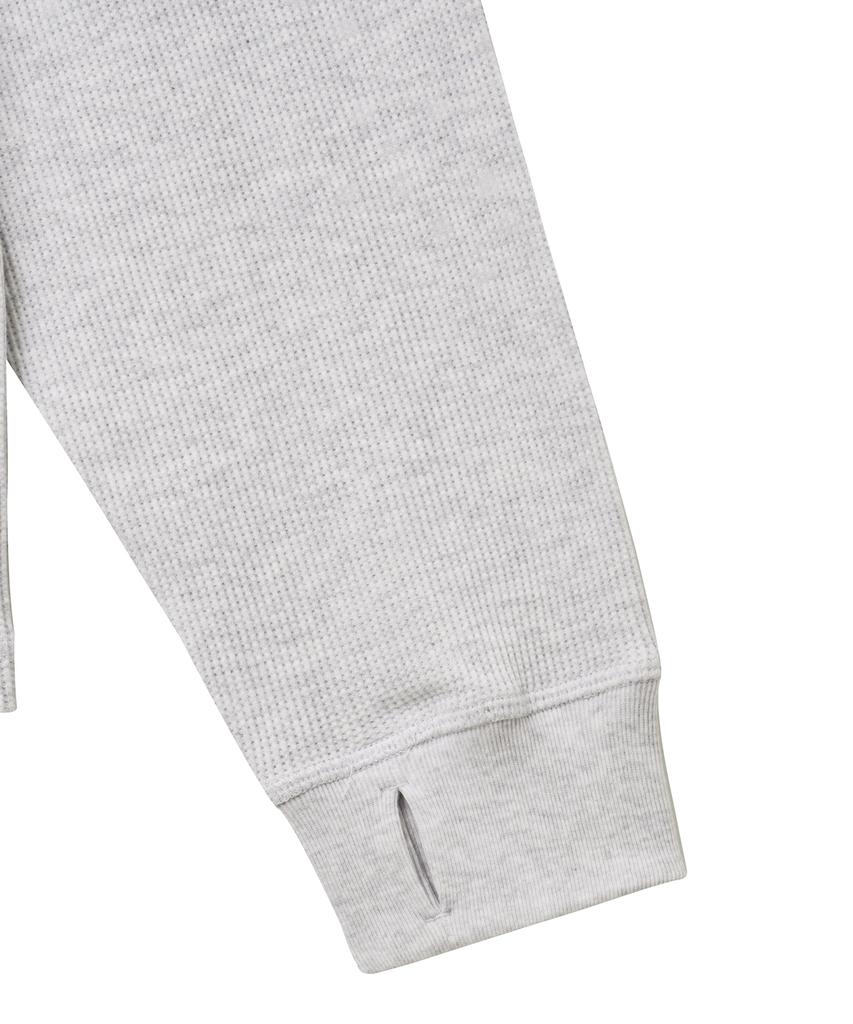 PHYPS MOTORCYCLE Waffle Henry Neck Long Sleeve White