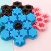 Food Grade Silicone Ice Cubes Tray With 6 Unique Snowflake Designs Baking Tool Perfect For Chocolate And Candy Making