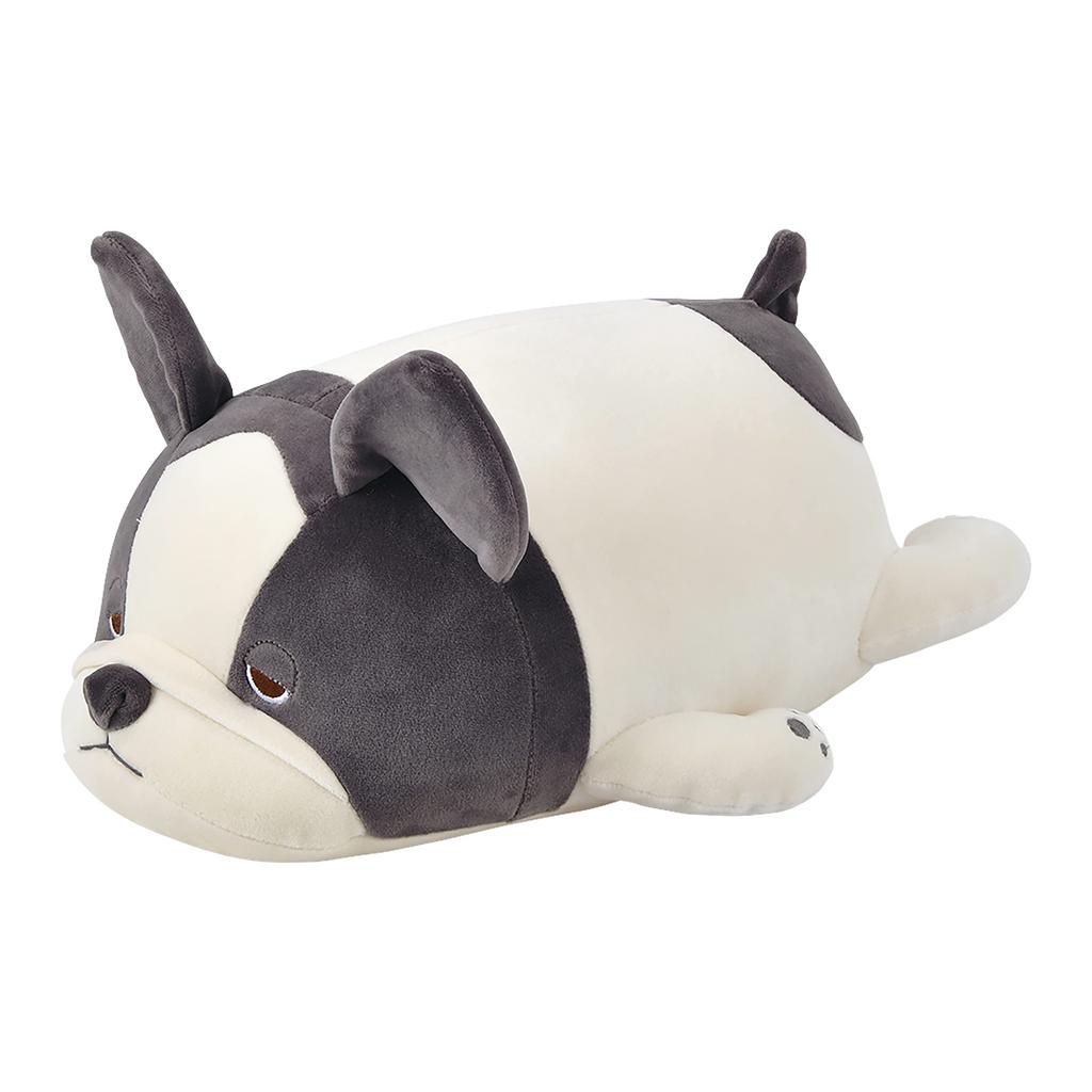 Livheart Bolster Cushion Marshmallow Animal French Bulldog Bubull (Total Length Approx. 27cm) Fluffy and Squishy 48926-98
