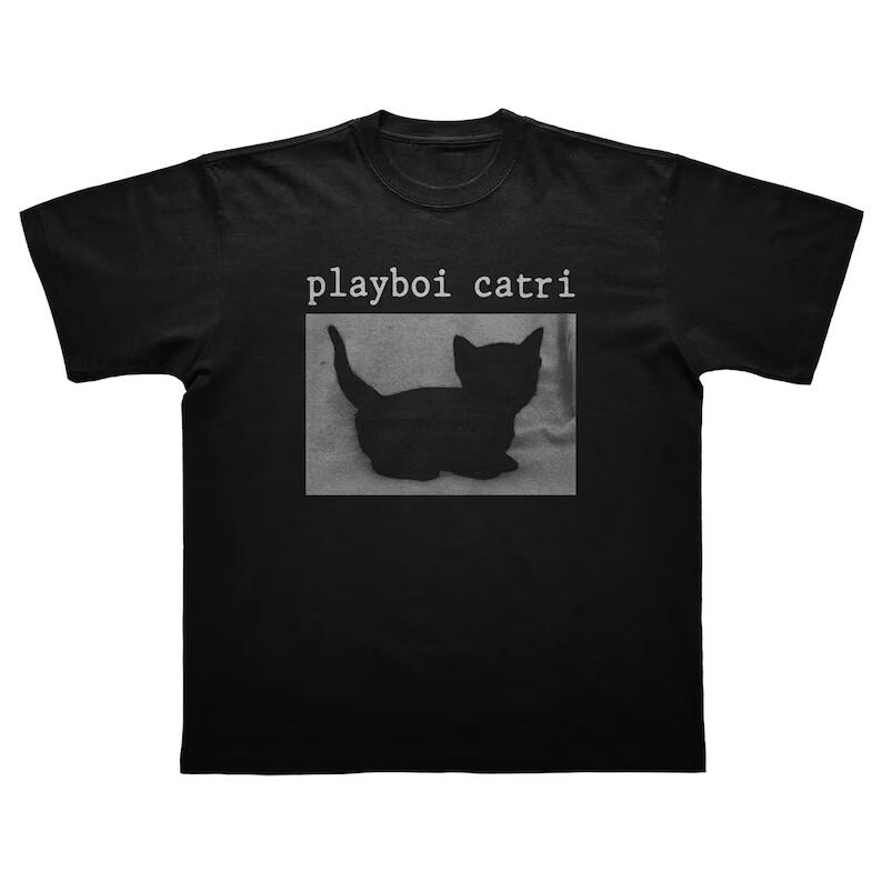 

Playboi Catri Black Cat Tee T-Shirt WLR Album Tour MerchAll Sizes Unisex T-Shirt XXXXL