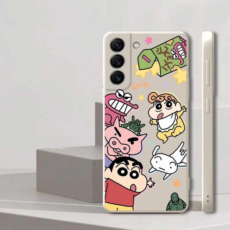 Case for Samsung Galaxy A20s A30s A06 A71 A73 A03 A02s A50 A56 A05 A04 A53 Phone Cover Cartoon Cute Shin-chan