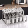 Stainless Steel Multi-Compartment Condiment Rack