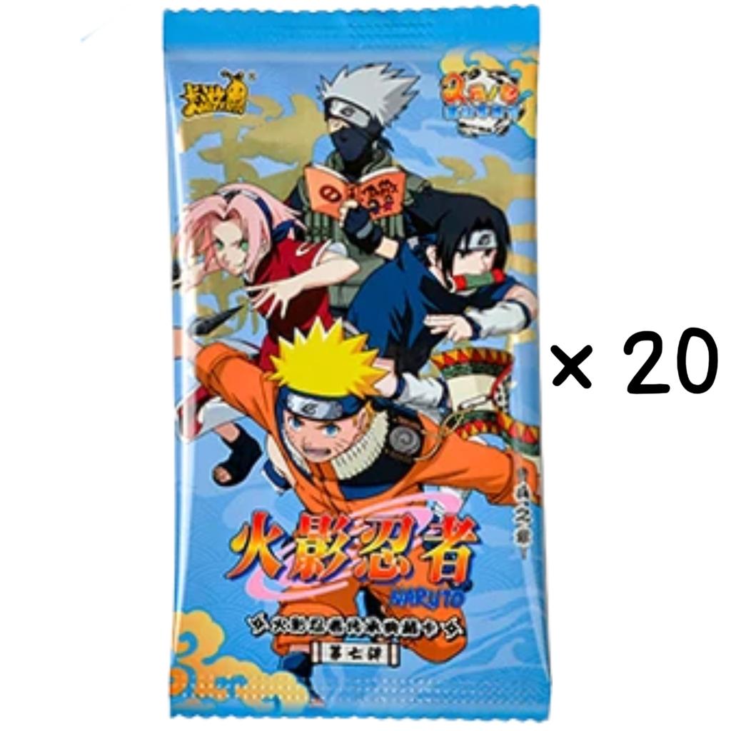 Genuine Naruto Cards Box Anime Figure Card Booster Pack Sasuke Collection Flash Card Toy Birthday Christmas Gift for Kids
