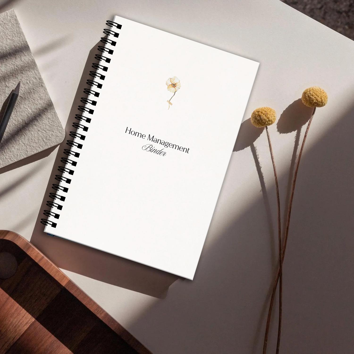 Simple Home Management Diary: Cross-Border Style Spiral Notebook Other