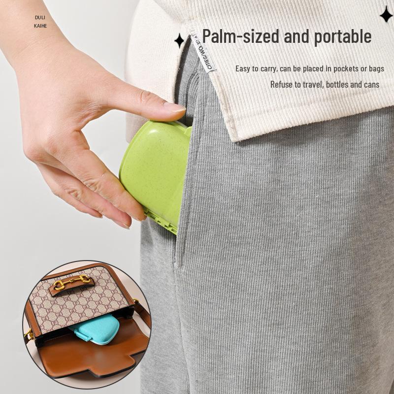 Tragbare 8-Fächer versiegelte Medikamentenbox - Staub- und feuchtigkeitsdicht, 7-Tage-Organizer