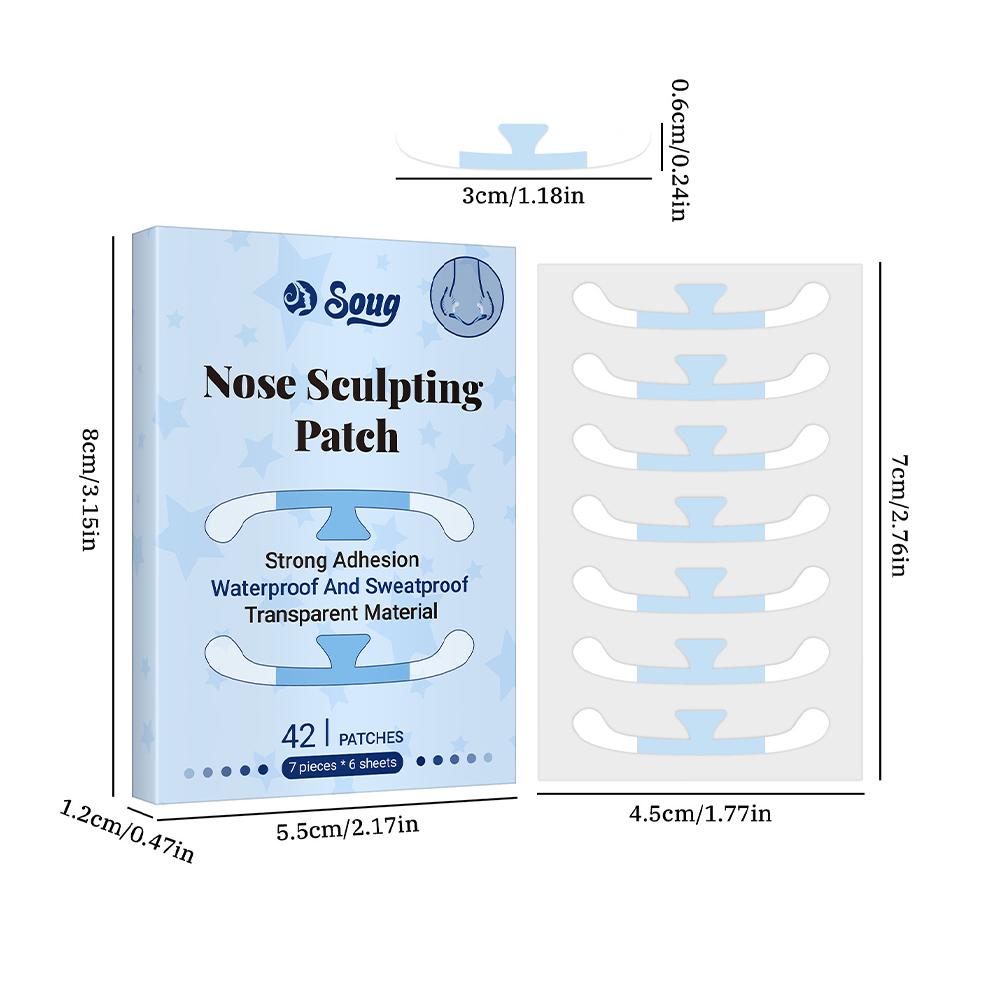 Nose Shrinking Patch Invisible Beauty Makeup Stickers Special Narrow Nose Strips Sticker Face Care Tool Nose Shaper Lifting