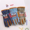 Süße Cartoon Kinder Winter Warme Handschuhe Polarfleece Verdickt Mädchen Jungen Vollfinger Fäustlinge Für Kinder Outdoor-Handschuhe