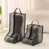 2Pcs Transparent Boot Storage Bag Waterproof Long Boots Pocket Portable Shoes Storage Bags  Travel