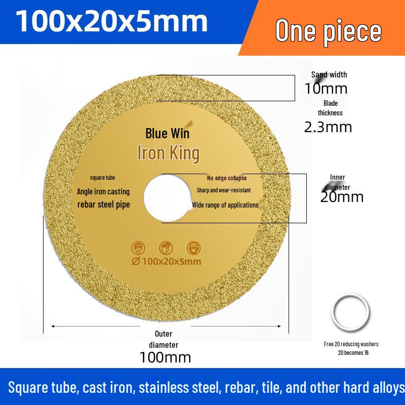 Iron Cutting King Saw Blade - Metal Alloy Angle Iron Diamond Blade