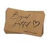 50 Pcs/set "Thank You" Greeting Cards 90*54mm Rectangular Thick Kraft Paper Cards Festival Gift Cards