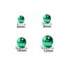 50-200pcs Acrylic Christmas Beads 6 8 10 12mm Red Green Color Round Loose Spacer Beads For DIY Jewelry Making Bracelets Necklace