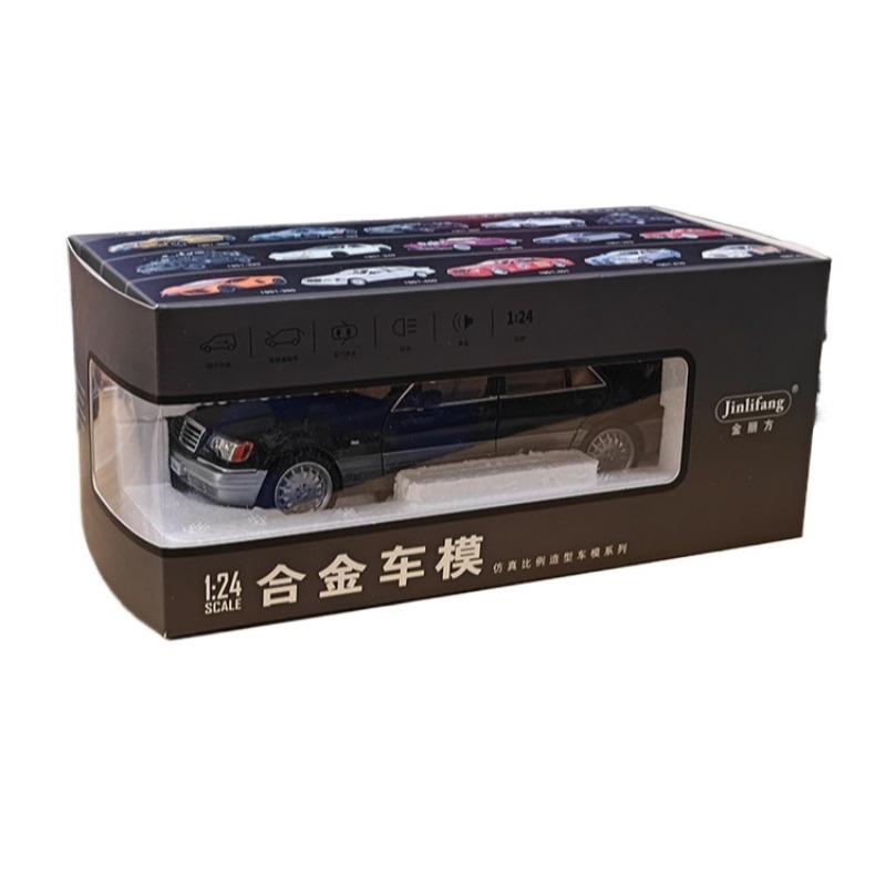 1/24 Mercedes Benz W140 S320 Diecast Classic Car Model Sound & Light Kids Gift