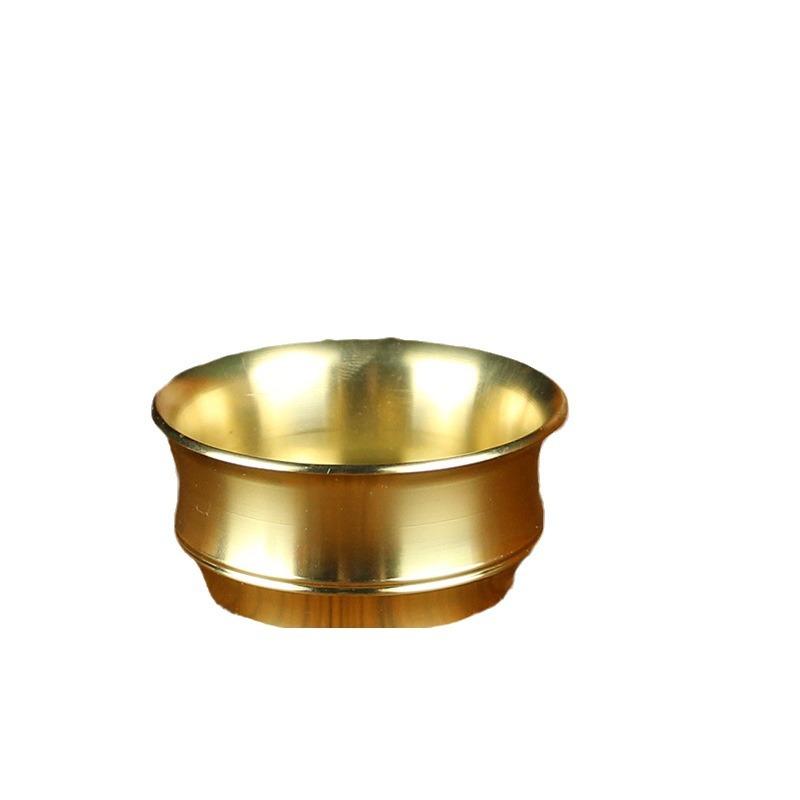 Brass Koi Small Water Cup Office Tea Set Tea Ceremony Home Water Supply Cup Pure Copper Copper Metal Crafts Wine Cup