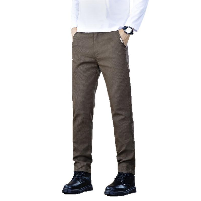 Autumn and Winter Casual Pants Men's Straight Versatile Simple Pants Fashion Men's Business Leisure Trend Men's Straight Trousers