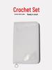 Detachable Circular Knitting Needles Set - 13 Pairs, Bright White Aluminum Nickel-Plated, DIY Sweater Knitting Tools, PU Packaging.