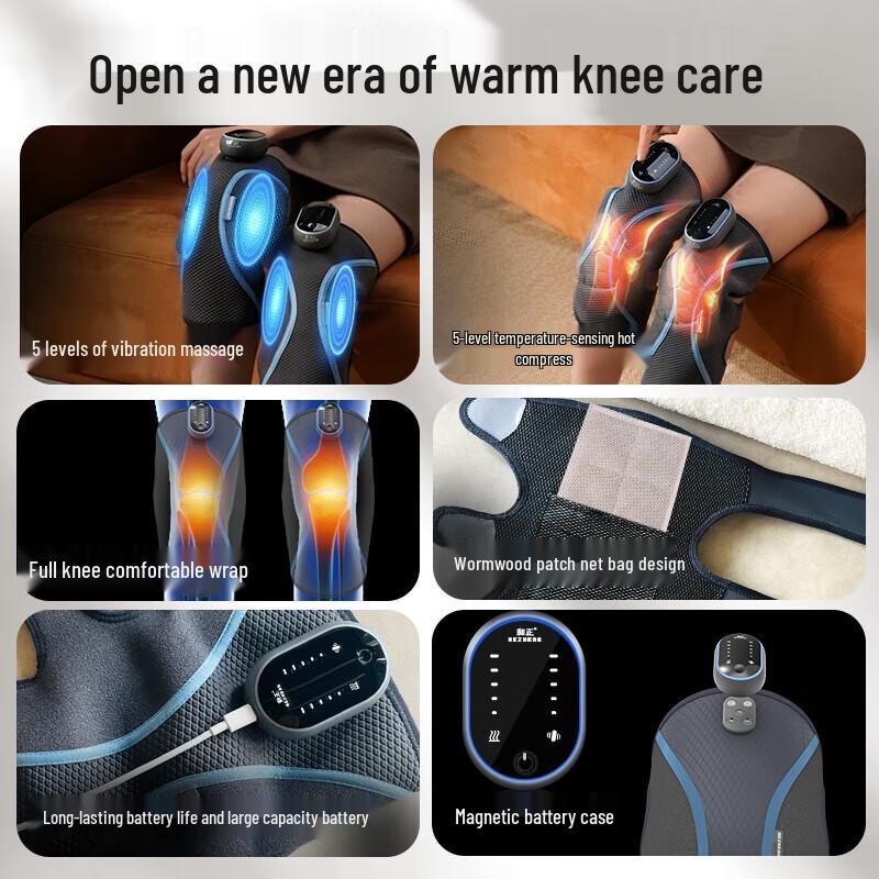 HEZHENG HZ-X3 Heated Knee Massager CN plug (adapter included)