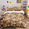 "Cartoon Dog Print Home Decor" Soft Comfortable Duvet Cover Bedding Set Included 1*Duvet Cover & 2*Pillowcases, gift