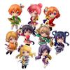 9Pcs/1Set Q Version Anime Figure Love Live! School Idol Project Kotori Minami Honoka Kousaka PVC Cute Kimono Standing Figure Toy