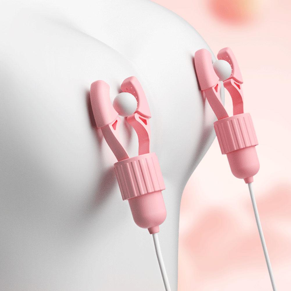 Vibratore per capezzoli Morsetti vibranti Clip clitoridea Massaggio al seno Stimolazione clitoridea Masturbatore Giocattolo sessuale femminile per donne Adulti18+