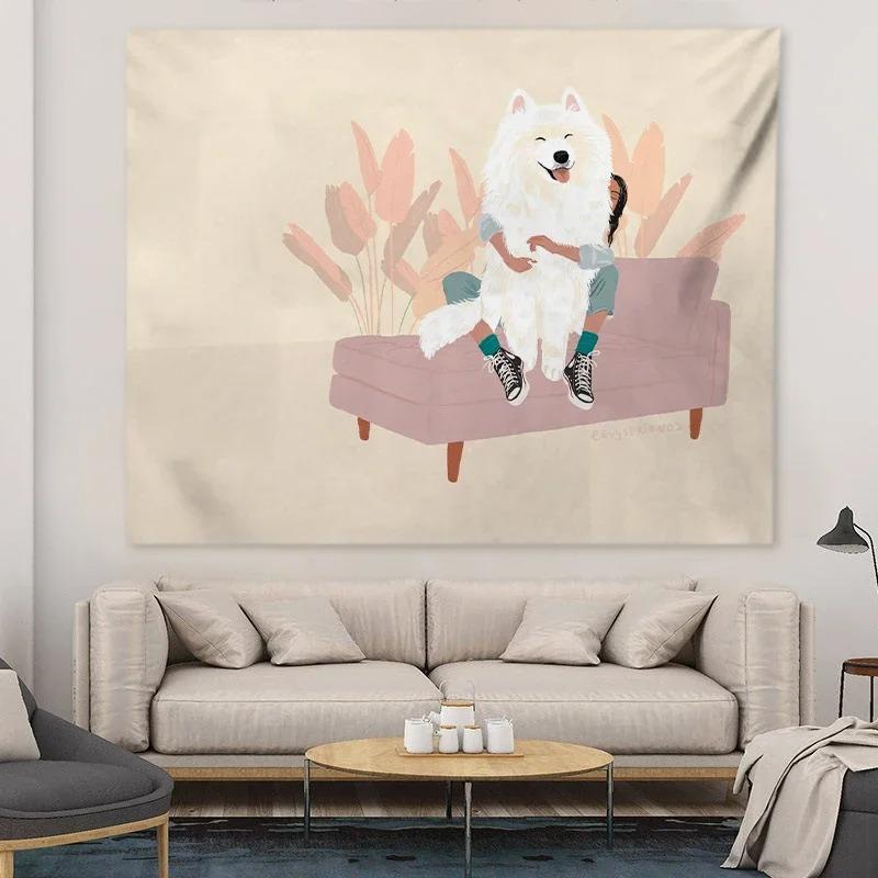 Домашний гобелен с изображением кота из мультфильма — фото 4