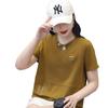 2026 Summer Women's Printed Round Neck Loose Casual Short Sleeve T-Shirt