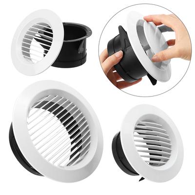 Round Air Vent Extract Valve Grille Diffuser Ducting Ventilation Cover 100/150mm Vents Cover Ventilation Grilles Air Circulation