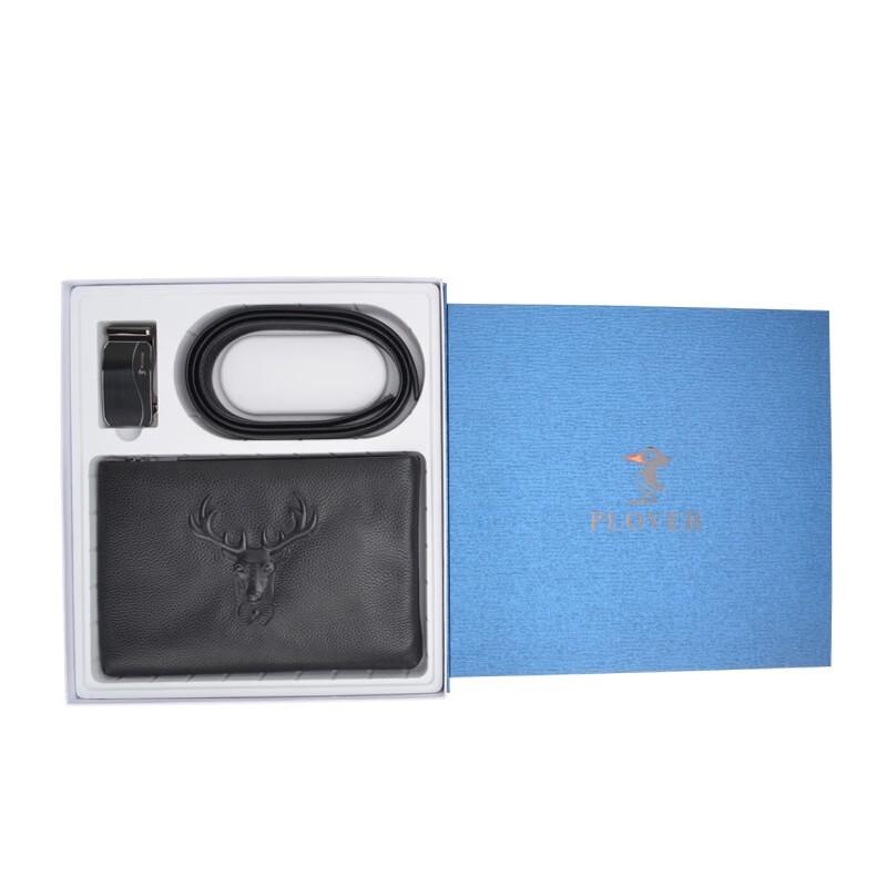 

PLOVER Men s Business Leather Belt & Wallet Gift Set