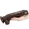 Female Large Size Simulation Dildo Sucker Support Big Private Parts Soft Masturbation Device Anal Plug Fun Adult Products