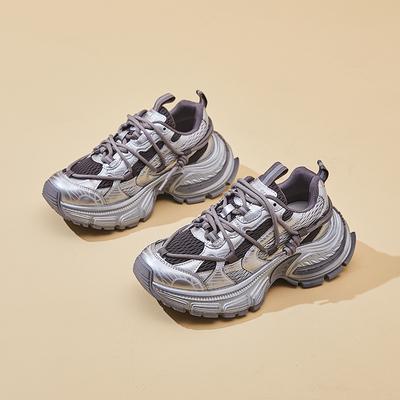 New Dad Shoes for Women, Fashionable Thick-soled Sports Single Shoes