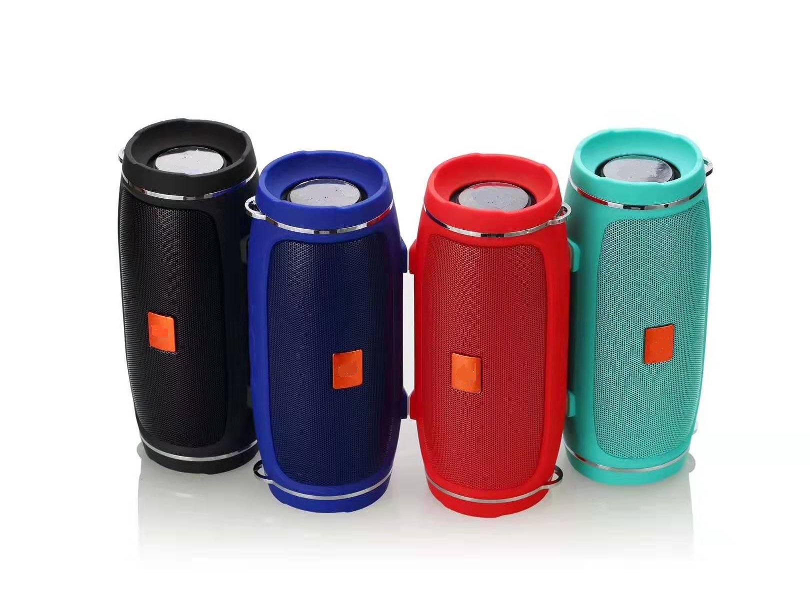 

Bluetooth-динамик MiniE3 с двойной диафрагмой и слотом для карты USB, сабвуфер J007 MINI4(J009) with straps синий