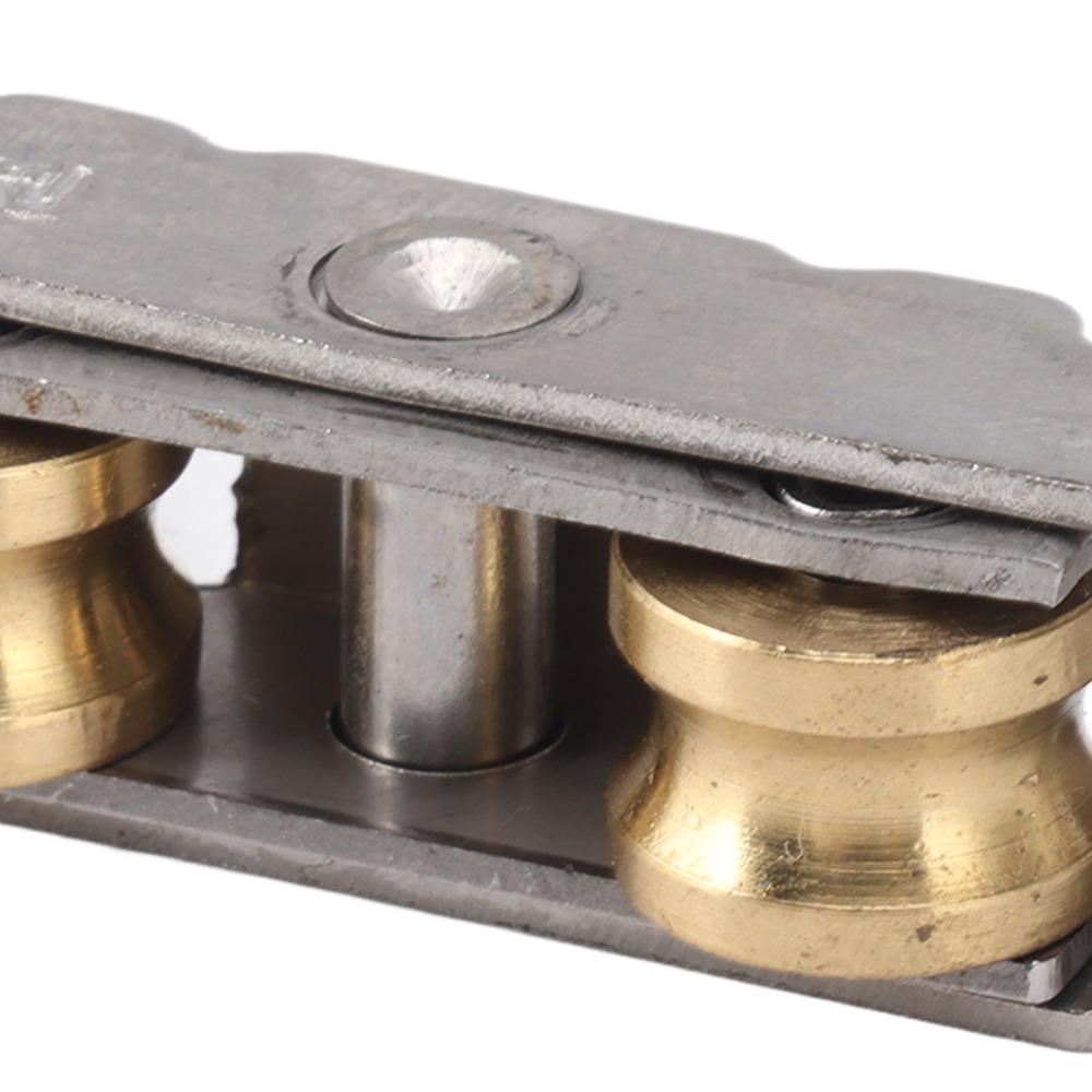 4PCS Stainless Steel Sliding Patio Door Roller Assembly Concave Wheel Roller  Office Use