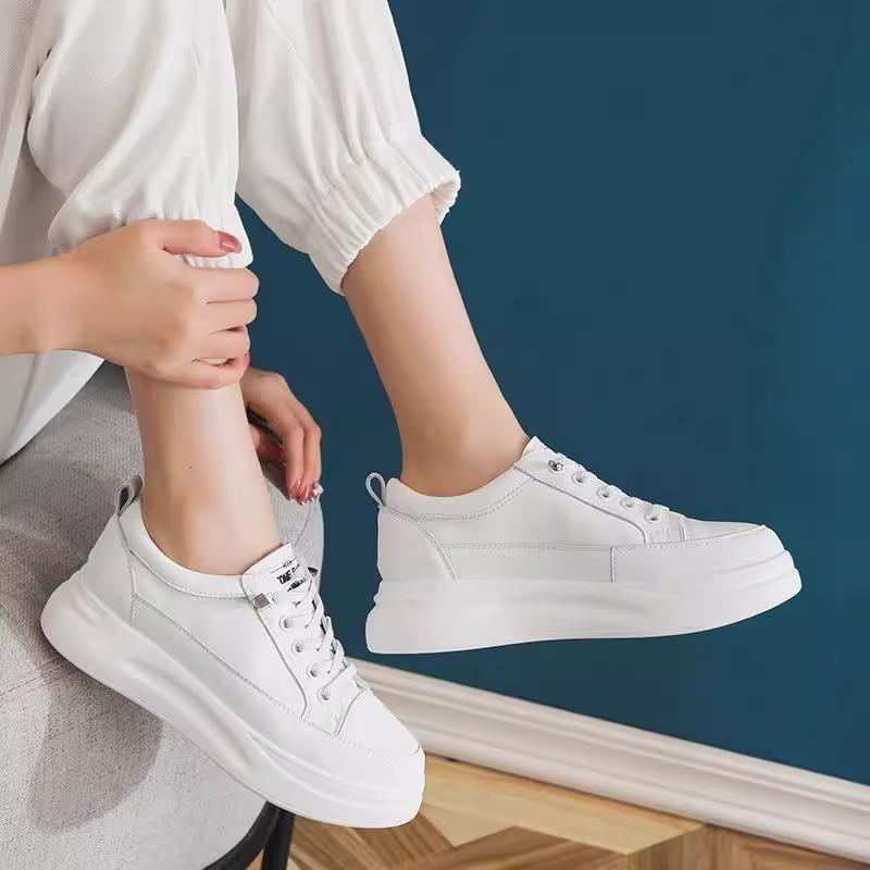 Little white shoes children's new leather women's shoes spring versatile casual breathable board shoes