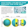 Jouet pour Chien Indestructible, Jouets pour Chiens Interactif de Mangeoire, Distributeur Croquettes Jouet Occupa JOUET A FRIANDISE