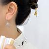 New Chinese Style Ancient Dream Catcher Ear Button Temperament Light Luxury Niche High-end Earrings New Trend