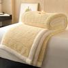 2026 Autumn Winter Blanket Thickened Tuff Lamb Velvet Blanket for Bed Soft Fluffy Warm Sofa Blankets Office Sofa Bedding Blanket
