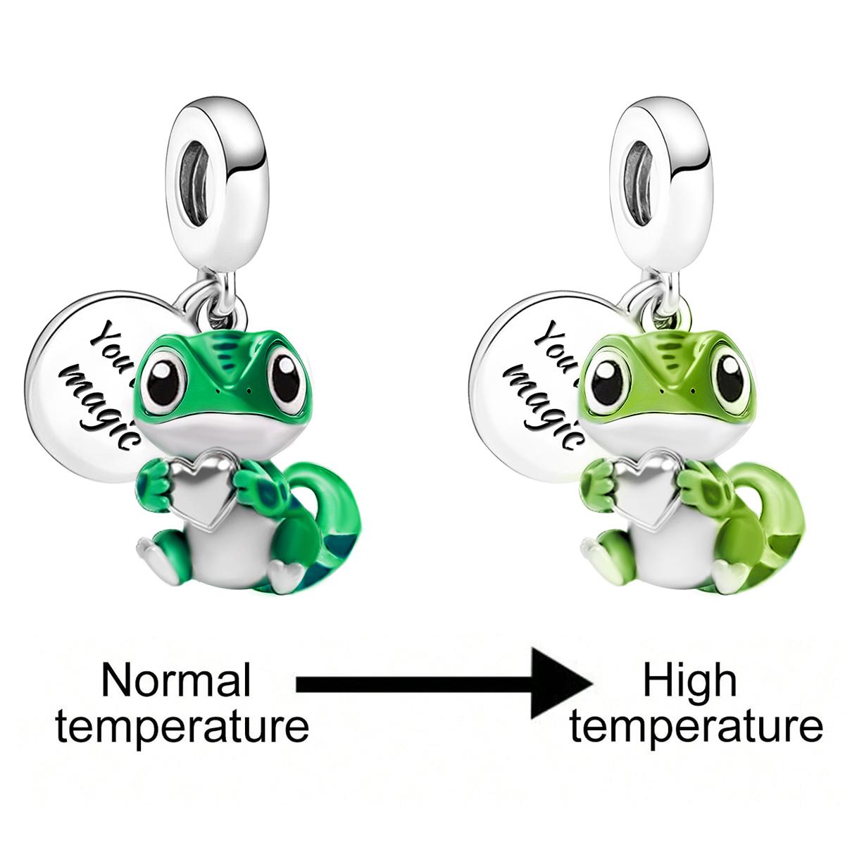 

Copper Metal Chameleon Puppy Cat Paws Pendant Bead Components Bead Components Designed For Women Do It Yourself Compatible With Authentic Original