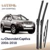 For Chevrolet Captiva 2006-2018 2007 2008 2009 Wiper Front & Rear Wiper Blades Windshield Windscreen Window Brushes 24"+16"+13"