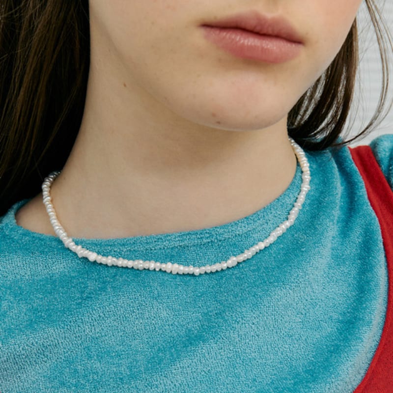 

VINTAGE HOLLYWOOD Margaret Pearl Layered Necklace_VH25NNNE106V WHITE