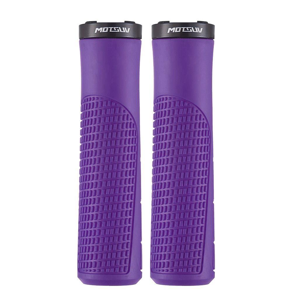 Anti-Skid Bike Grips Rubber Aluminum Alloy Bicycle Grips Bike Handlebar for Mountain MTB Road Bike