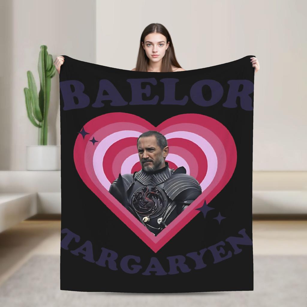 Super Warm Blanket Students Travel Prince Baelor Targaryen Memorial Throw Blanket Flannel Bedspread For Couch Sofa Bed Cover