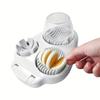 1pc Heavy Duty Manual Egg Slicer, Crusher, and Chopper , Multi Functional Egg Cutter Tool with Circular Blade for Precise Egg, Salad, Breakfast