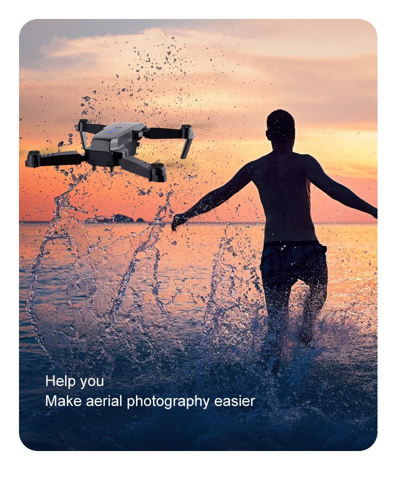 E88 Folding HD Dual Camera Quadcopter Drone for Aerial Photography