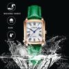 Leather Roman Analog 3ATM Water Square Popular Antique Perfect for or Day Ladies' Watch, Strap, Numerals, Display, Calendar, Resistance, Shape, Style,